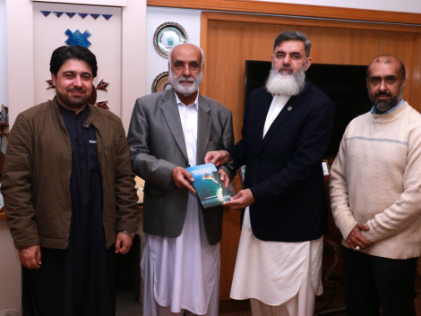 Dr. Gul Hasan, Vice Chancellor of University of Turbat, at a RISE event