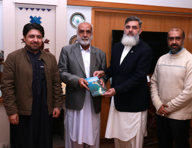 Dr. Gul Hasan, Vice Chancellor of University of Turbat, at a RISE event