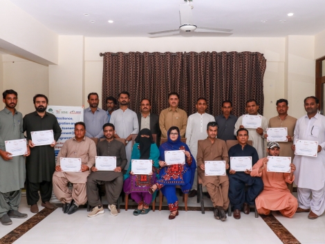 RISE on-the-job workshop training in Gwadar and Kech Balochistan