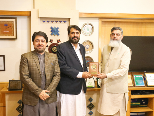 Zahid Ali Raiki at a RISE program event in Balochistan