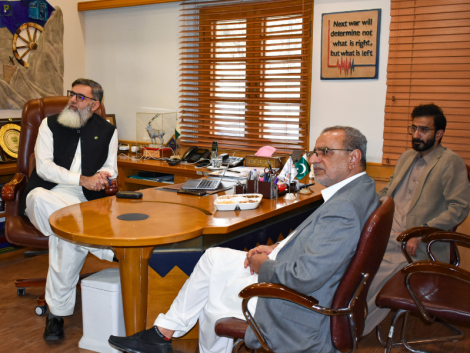 RISE meeting with Vice Chancellor in Balochistan